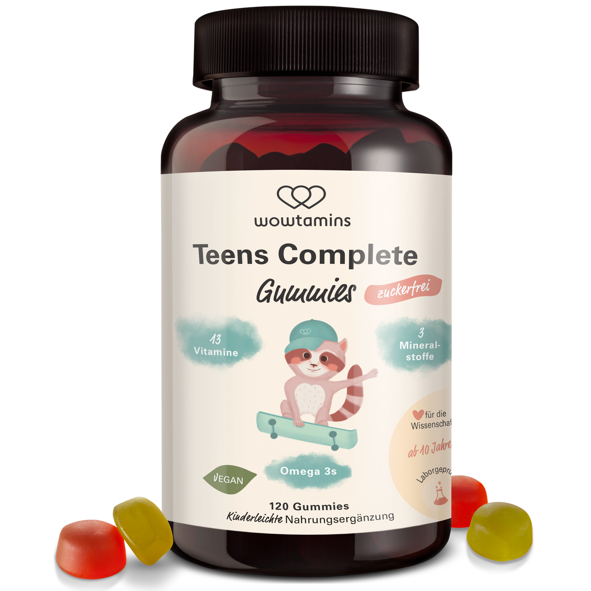 Teens Complete Gummies sans sucre