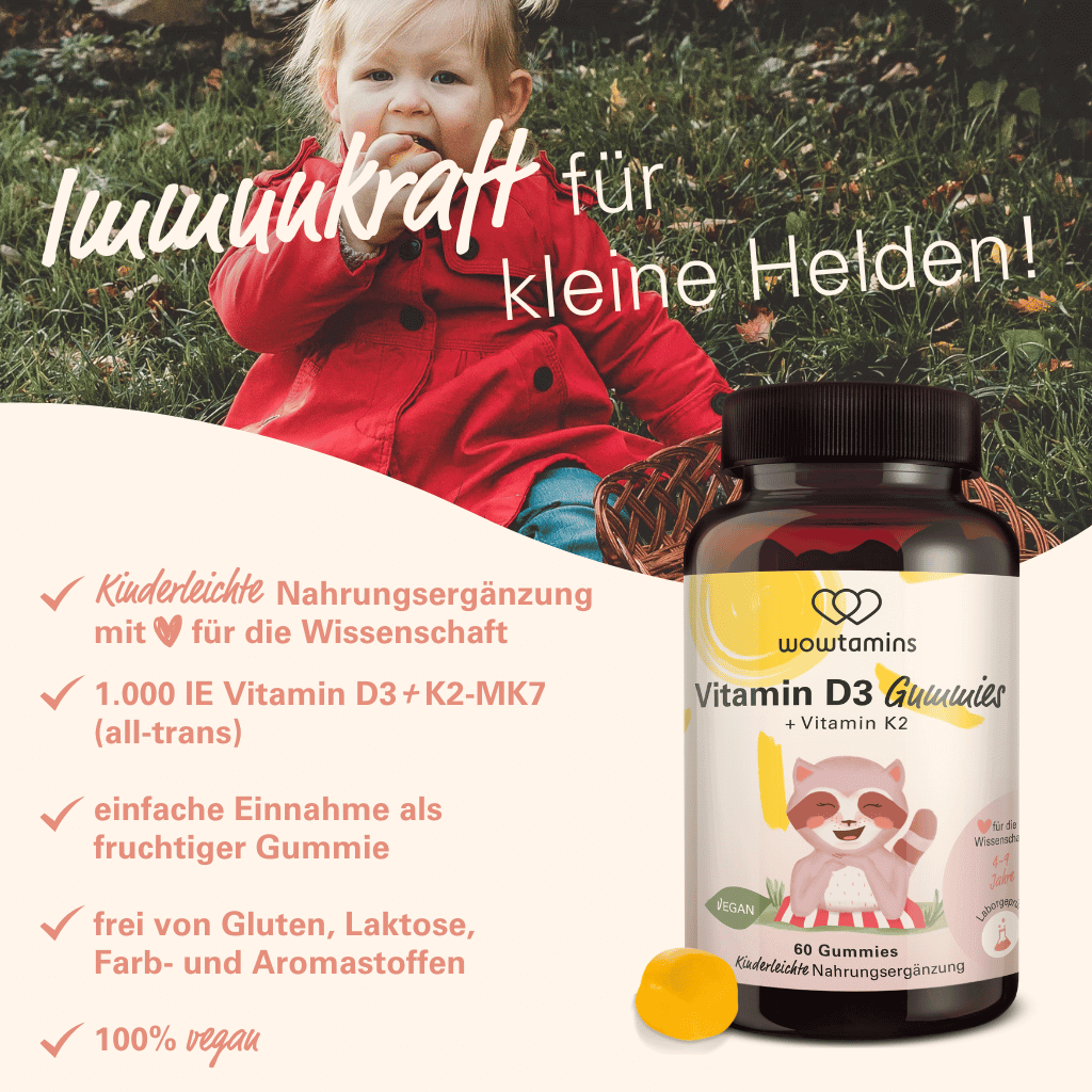 Gummies Vitamine D3 + K2